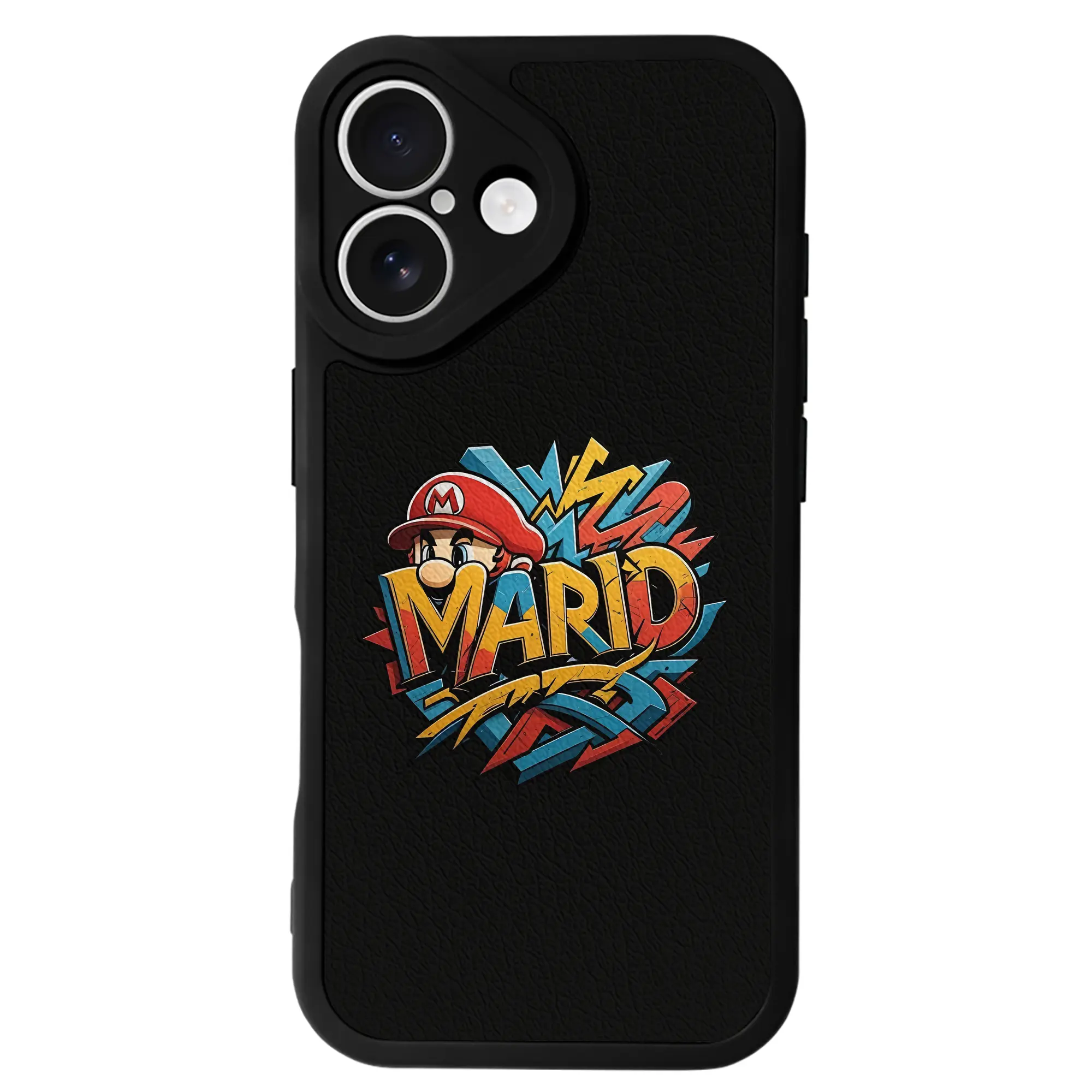 マリオ グッズ マリオ - IPhone 16シリーズ対応 ・ シリコンスマホケース ・ レザー調 ・ 高精度フィット ・ 耐衝撃 ・ ワイヤレス充電対応 ・ 精密カット